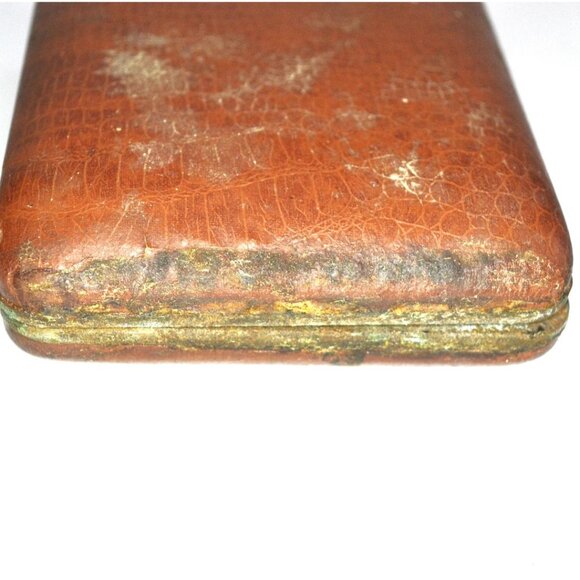 Vintage Gilbert Travel Alarm Clock In Folding Case 1940s Collectible Time Pieces - Picture 8 of 10